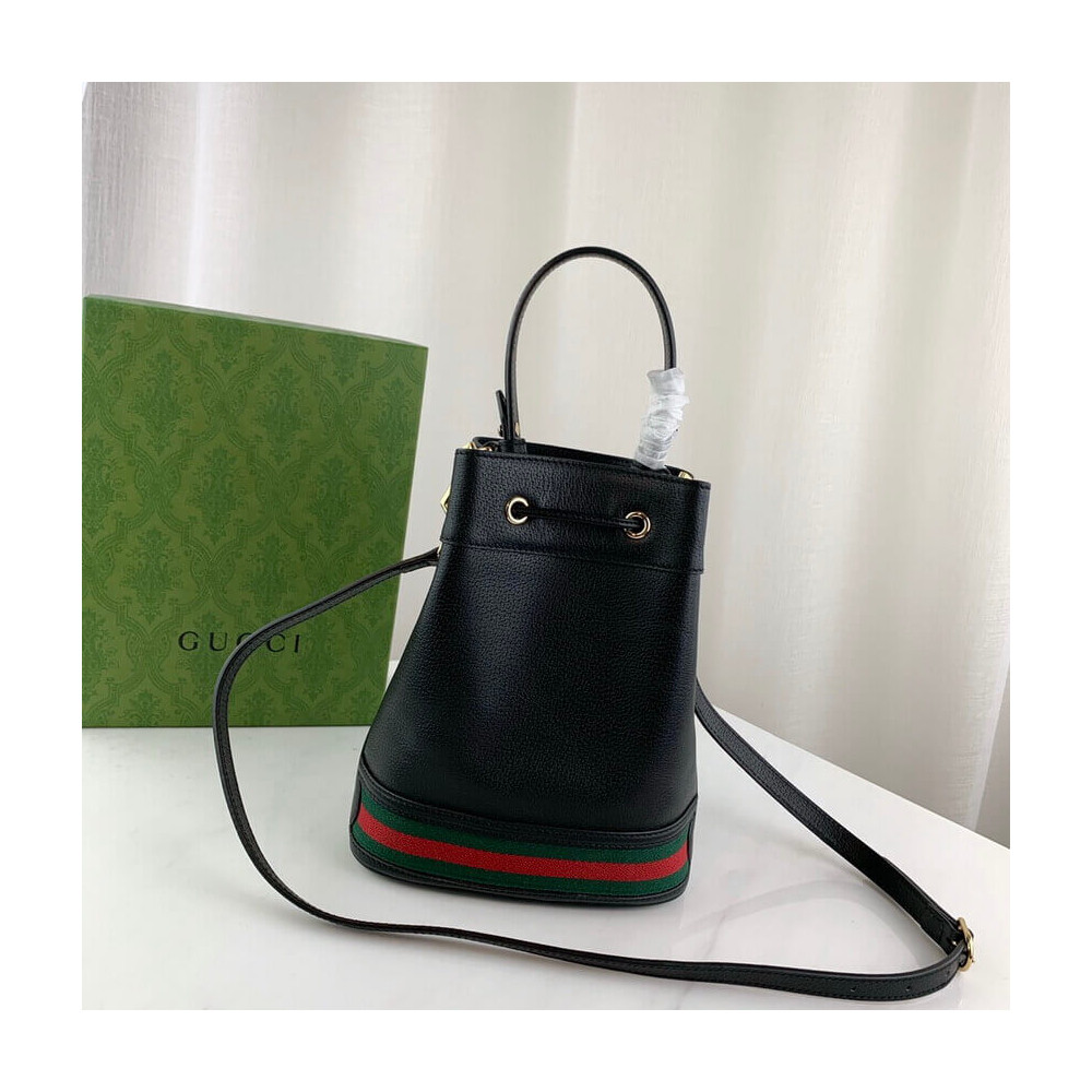 Gucci Ophidia Small Bucket Bag Black