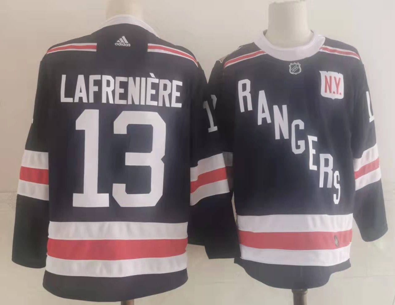 NHL New York Rangers  LAFRENIÈRE # 13 Jersey
