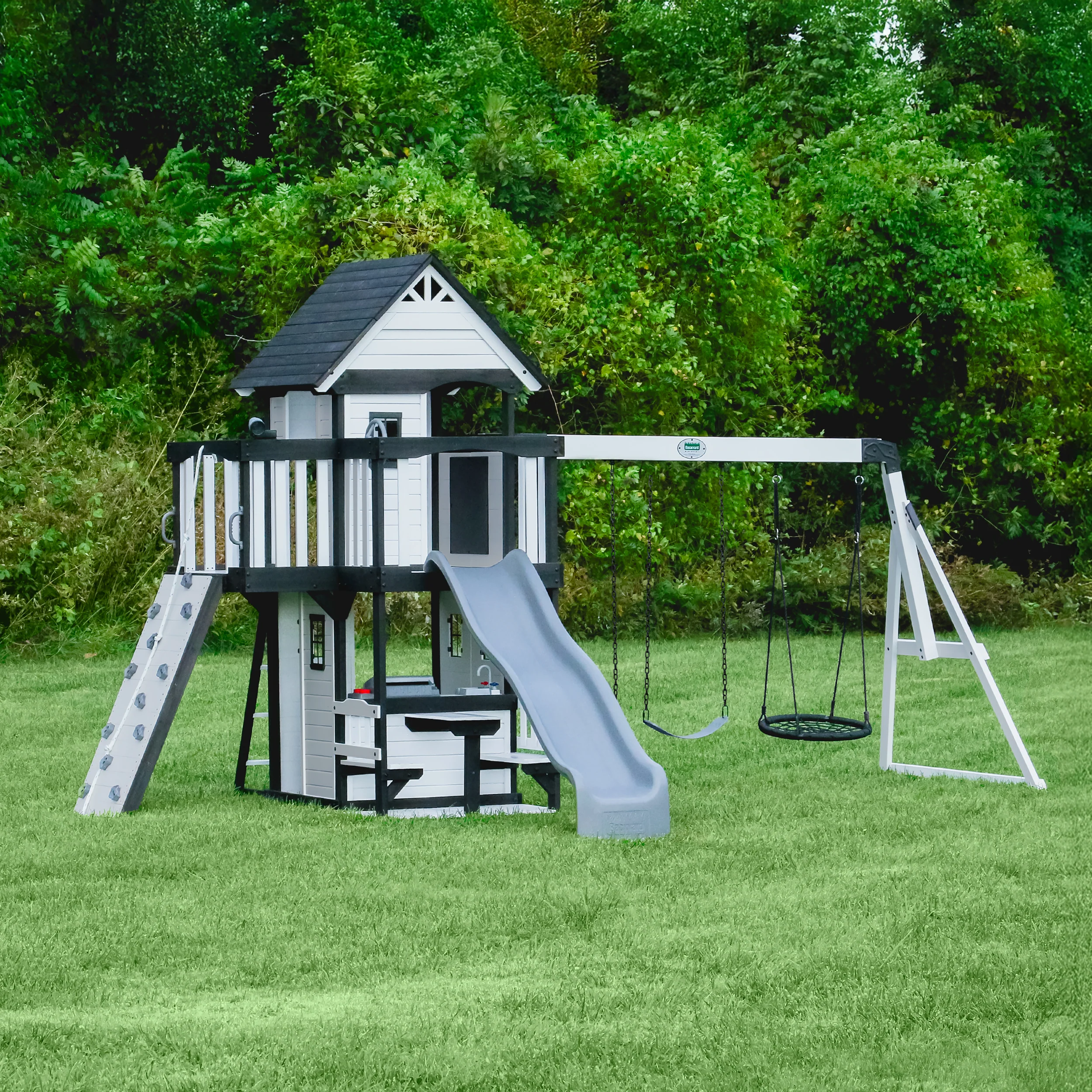 Canyon Creek Swing Set �?White