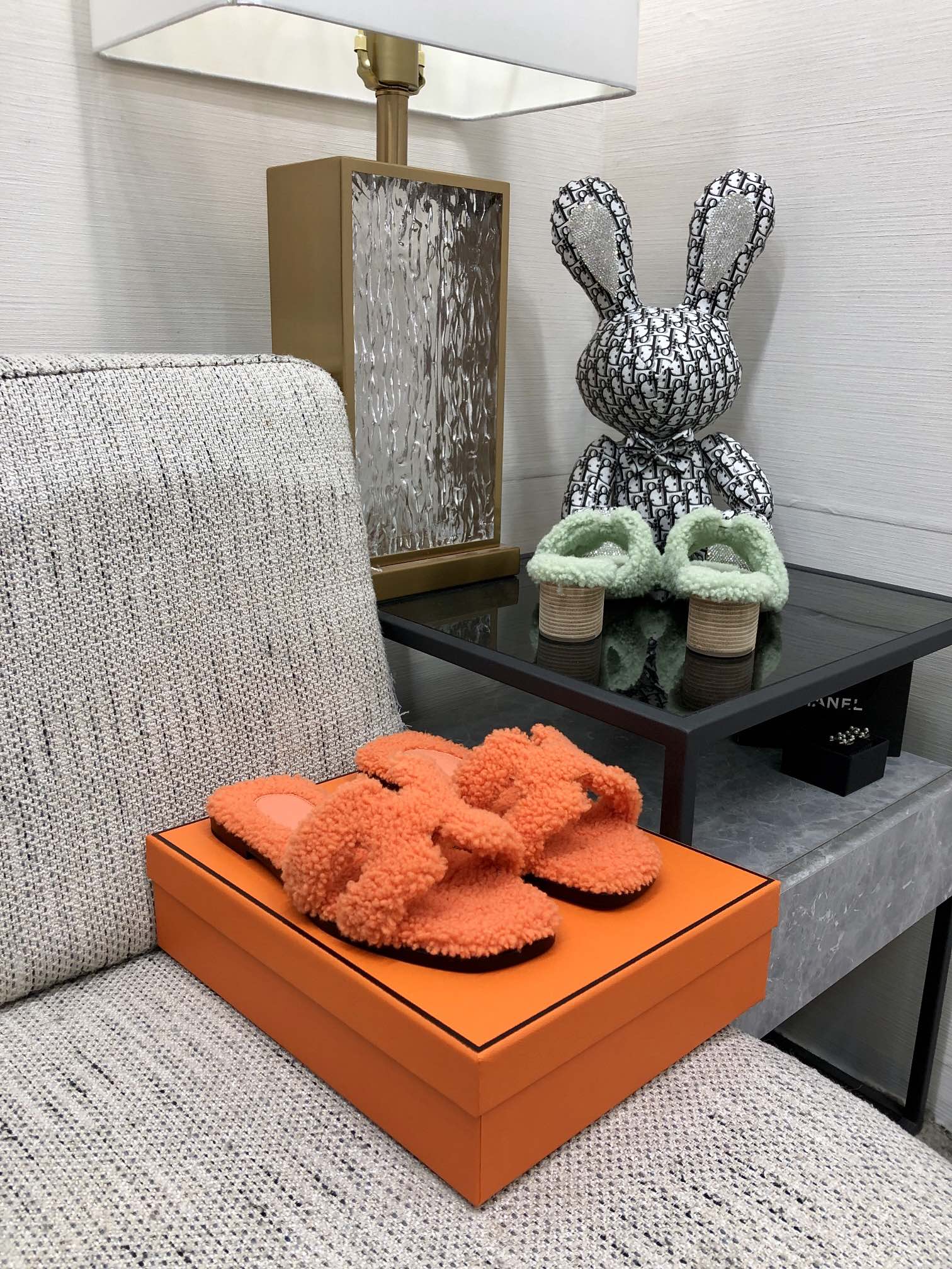 HERMES ORANGE ORAN SANDAL FOR WOMEN