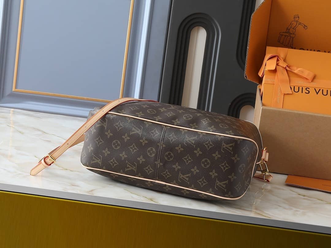 Louis Vuitton Delightful Monogram Bag Brown 40Cm M40352