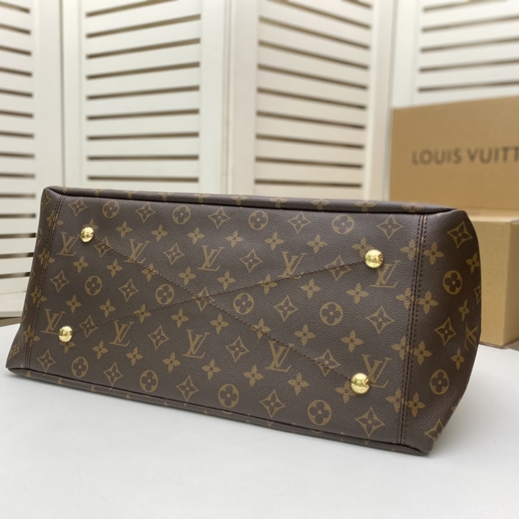 Louis Vuitton Artsy MM Monogram Canvas Hobo Bag Brown 41cm M44869