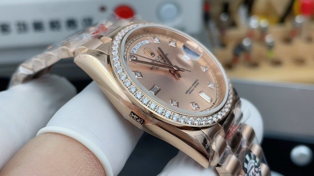 [Superclone] Rolex Day-Date 36mm Rosé – Colour Dial President 128345RBR