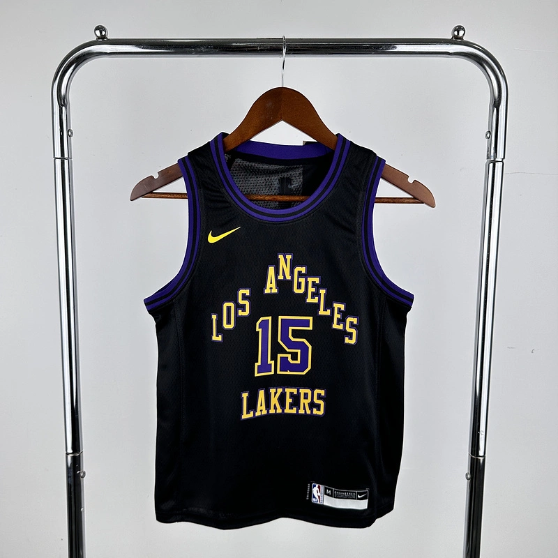 2024 NBA Lakers KIDS 15 REAVES Basketball Jersey