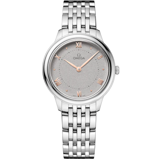 Omega De Ville Prestige 30mm Grey Dial Stainless Steel Bracelet 434.10.30.60.06.001