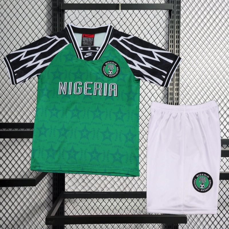 Retro Kids 1994-95 Kids Nigeria Home Football jersey retro