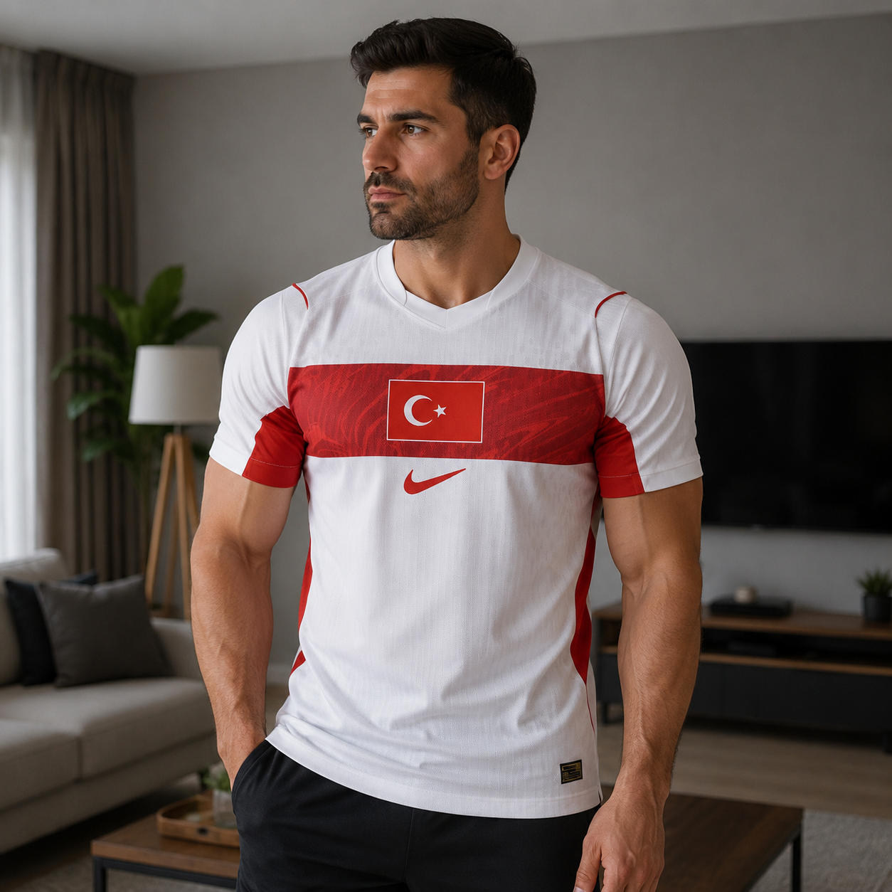 World Cup 2026 Turkey Team Away Football Jersey Player Version - JerseyFun