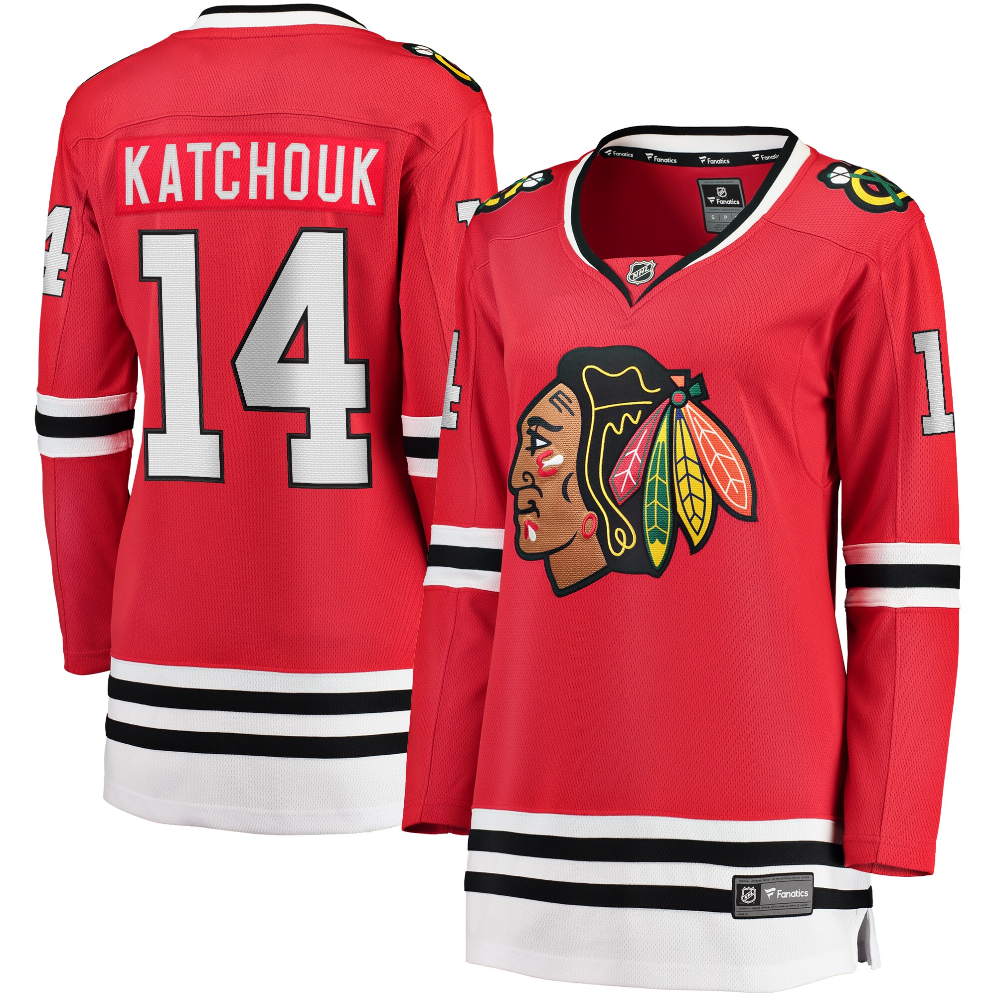 Boris Katchouk Chicago Blackhawks Fanatics Women’s Home Breakaway Player Jersey – Red