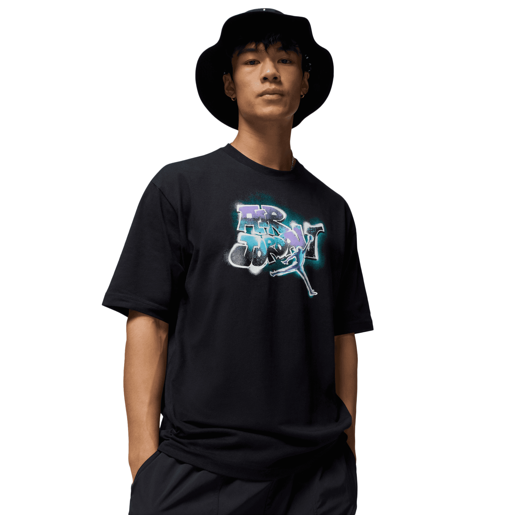 Jordan AJ 5 Grape 85 Crew T-Shirt