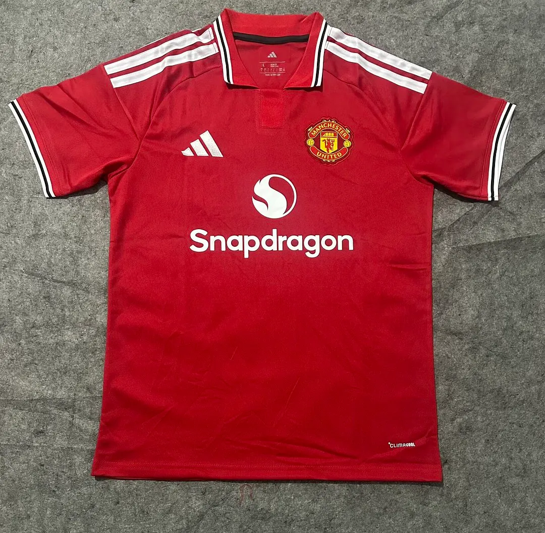 2026/27 Premier League Manchester United Team Home Football Jersey - JerseyFun