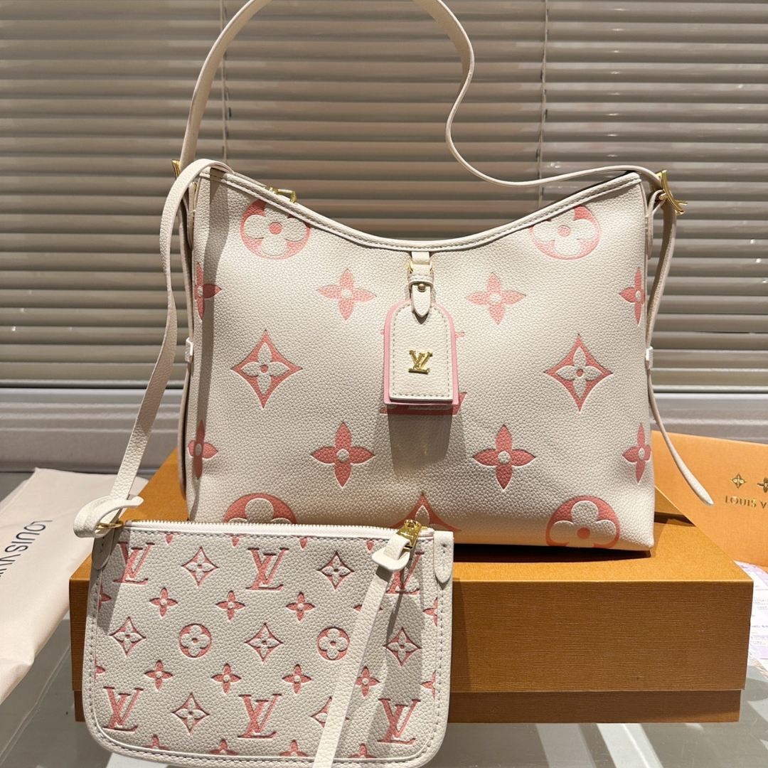 Louis Vuitton Carryall Pm Bicolour Monogram Empreinte Leather 30Cm M24141