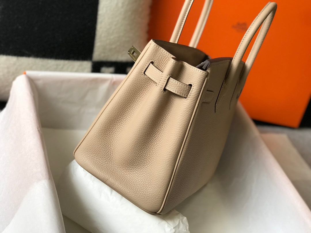 Hermes Birkin 35Cm Beige Togo Leather Gold Hardware