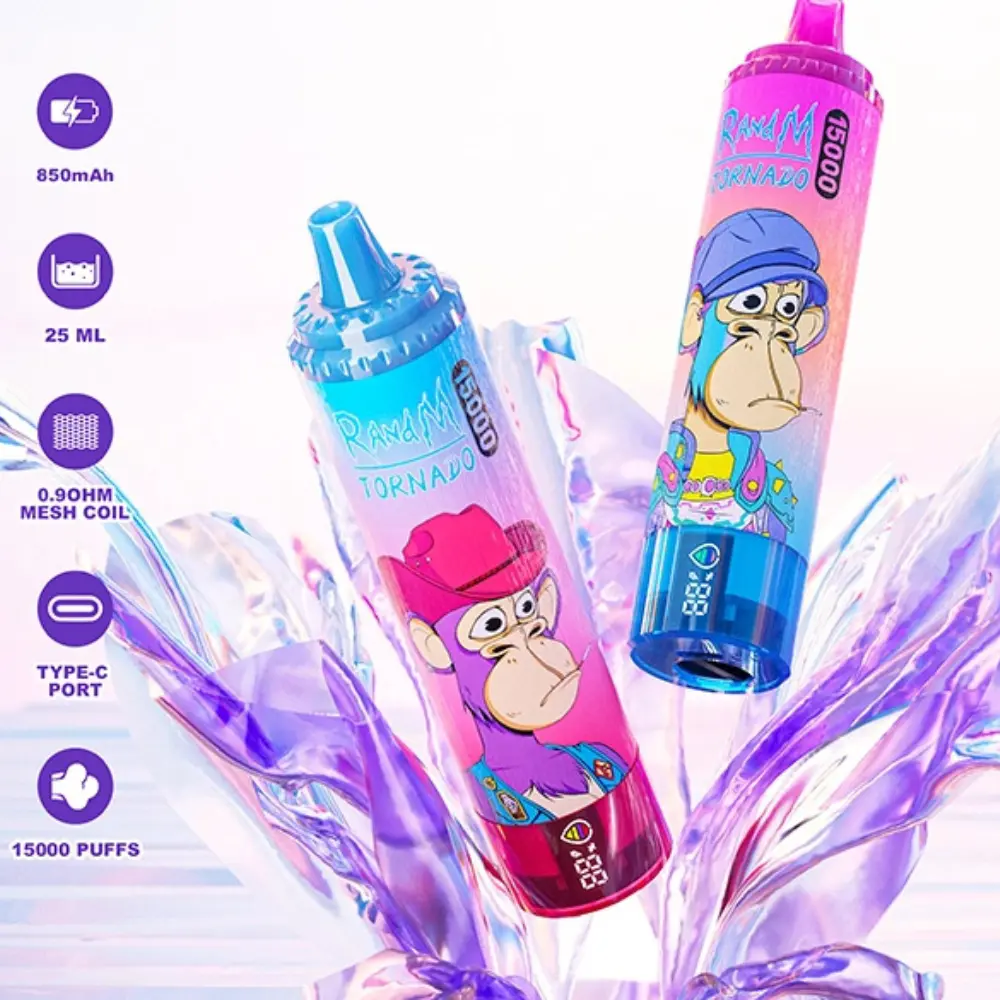 RandM Tornado 15000 Puffs Display Disposable Vape(3 pieces)