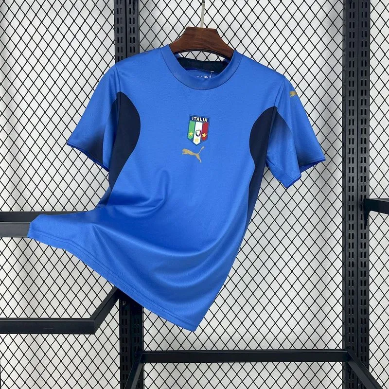 Retro Italy 2006 Home CANNAVARO TOTTI PIRLO DEL PIERO MATERAZZI Football jersey retro