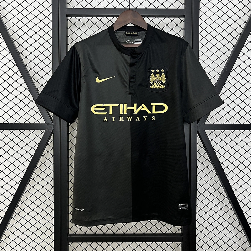 Retro 2013-14 Manchester City Away Football jersey retro
