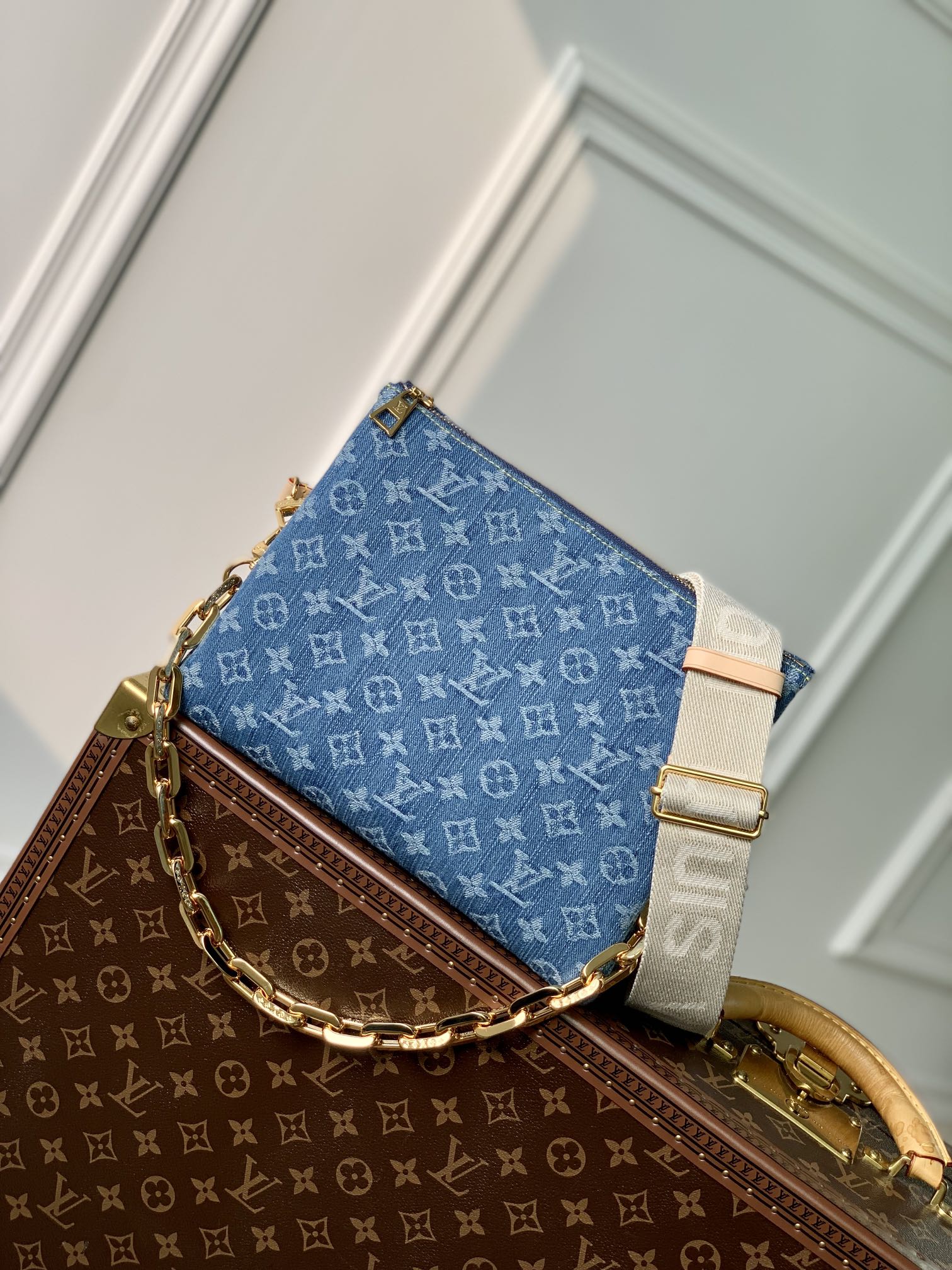 Louis Vuitton M24564 Coussin PM Denim Blue
