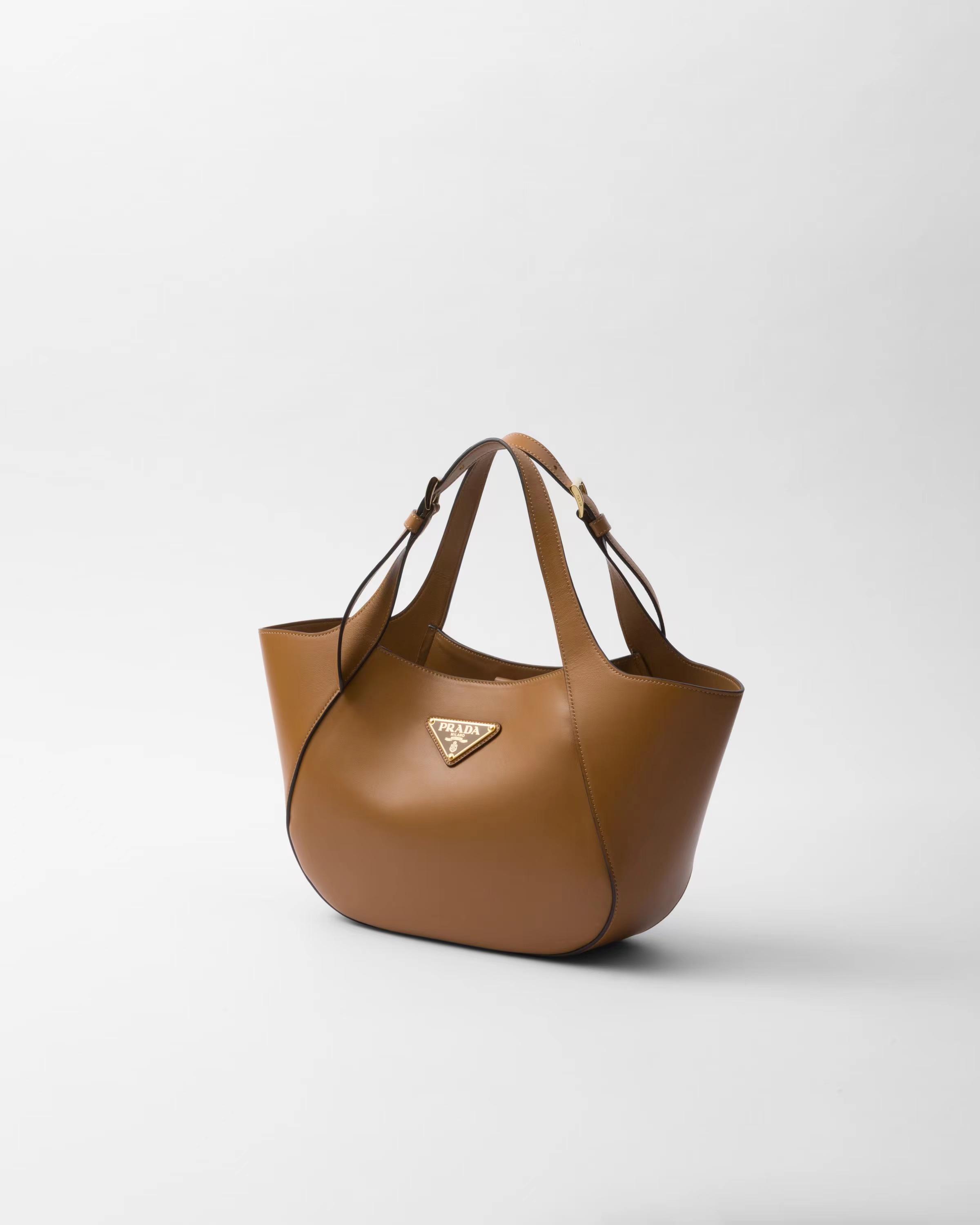 Prada medium leather tote bag