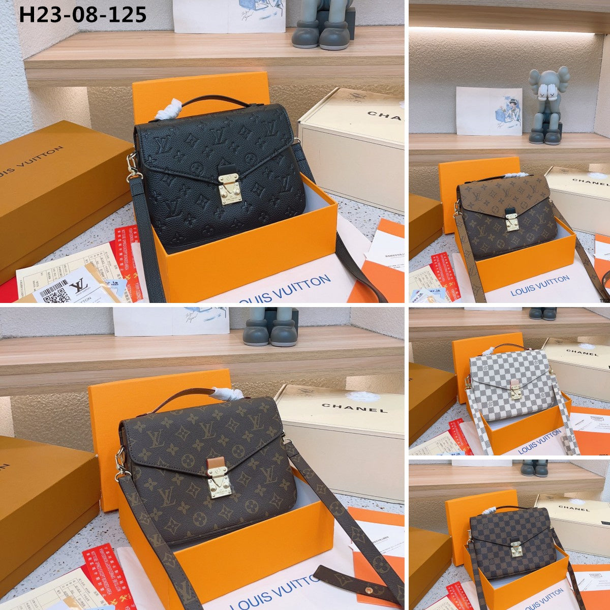 Louis Vuitton Pochette Metis Damier Azur 24Cm