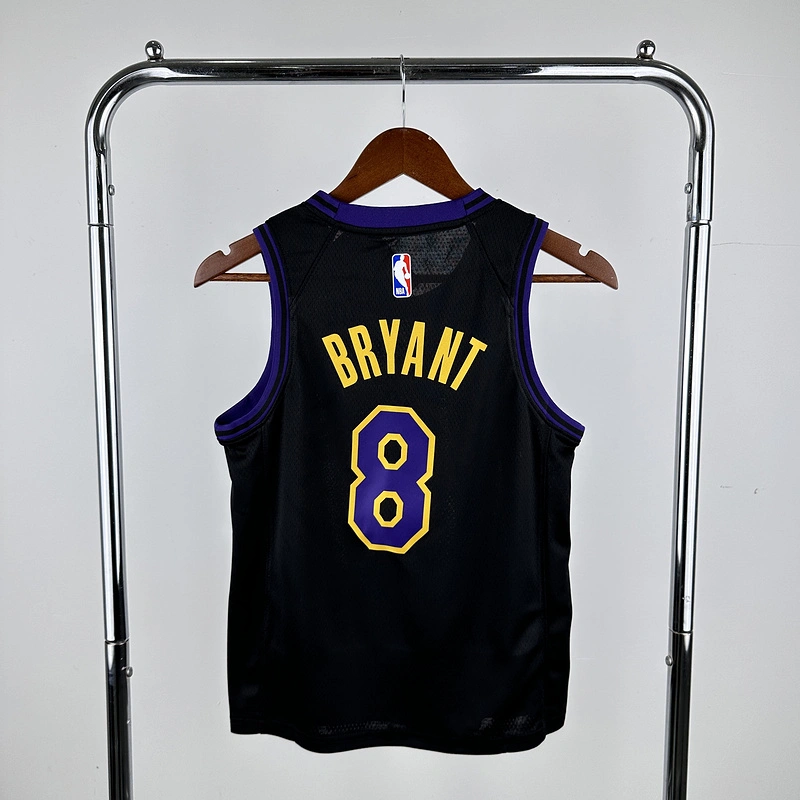 2024 NBA Lakers KIDS 8 BRYANT Basketball Jersey