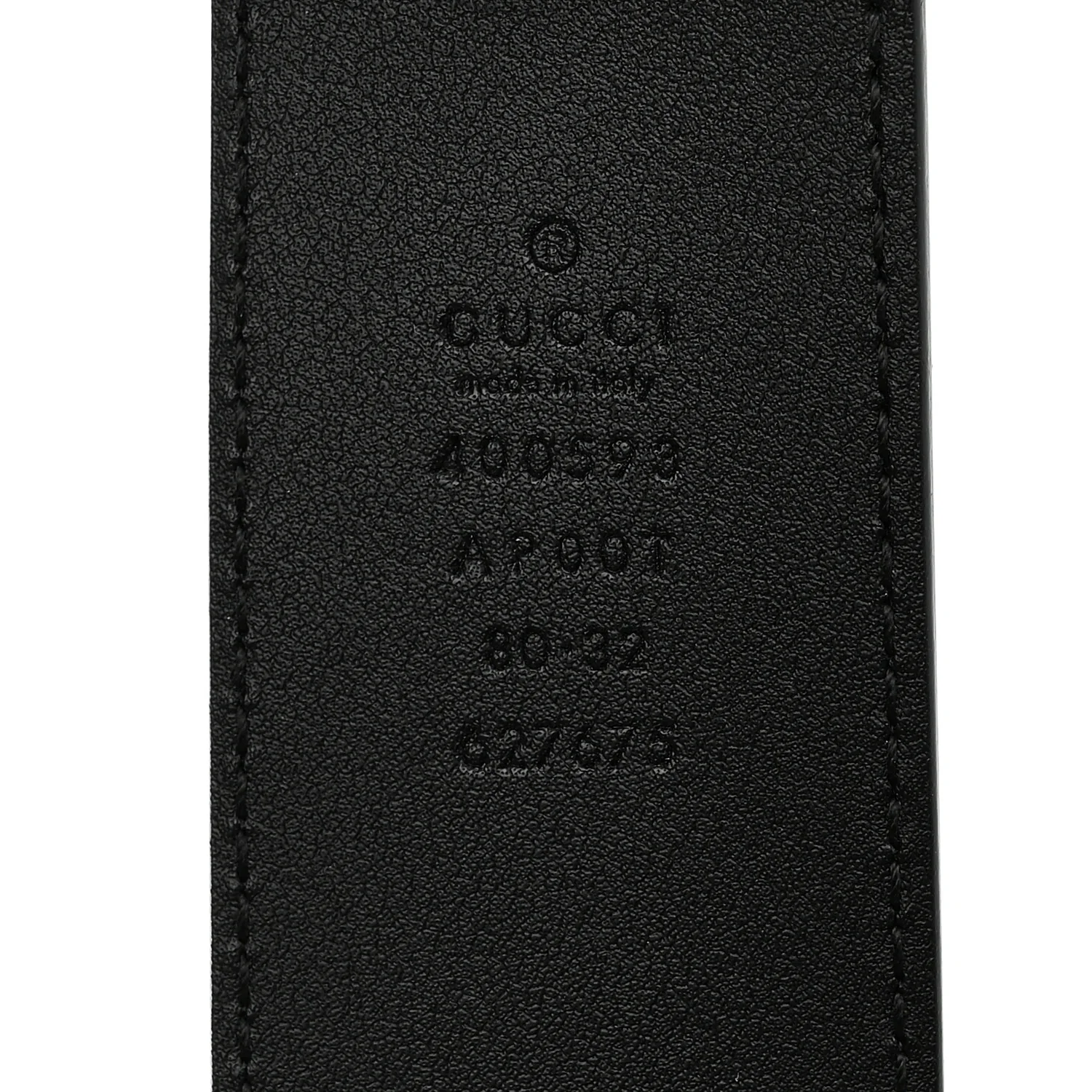 Calfskin Double G 40mm Belt 80 32 Black