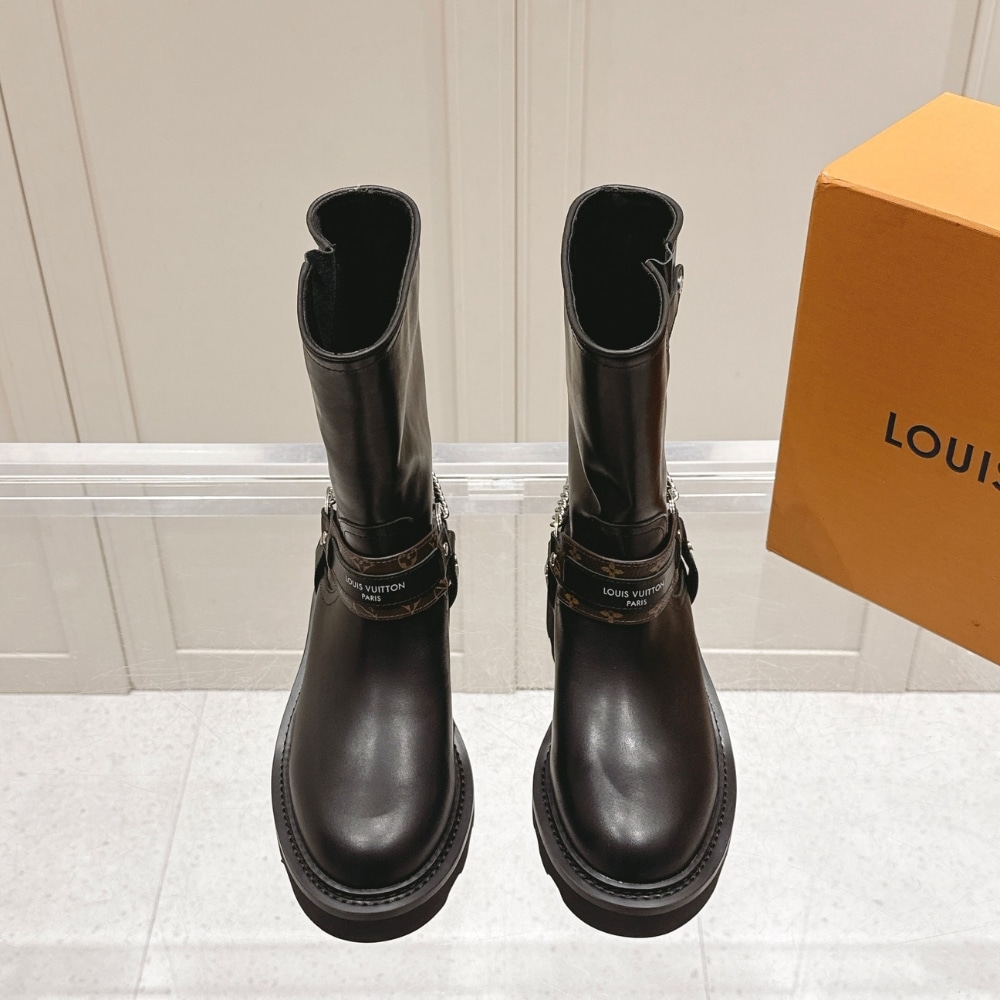 Louis Vuitton Silhouette Ankle Boot Black 1Aibqr