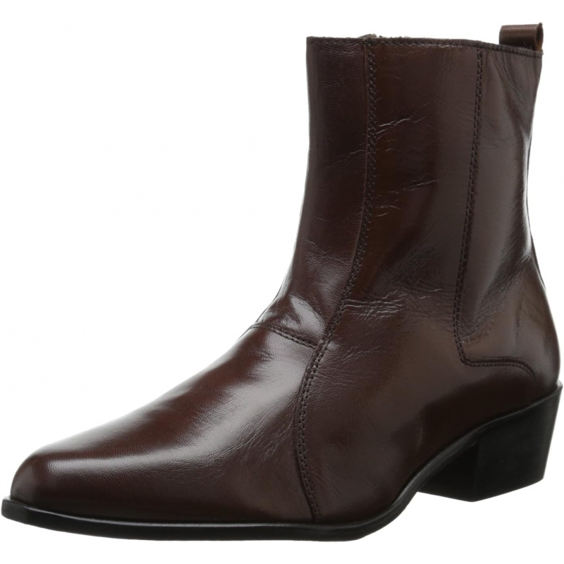 Men's Santos Plain-Toe Side Zipper Boot