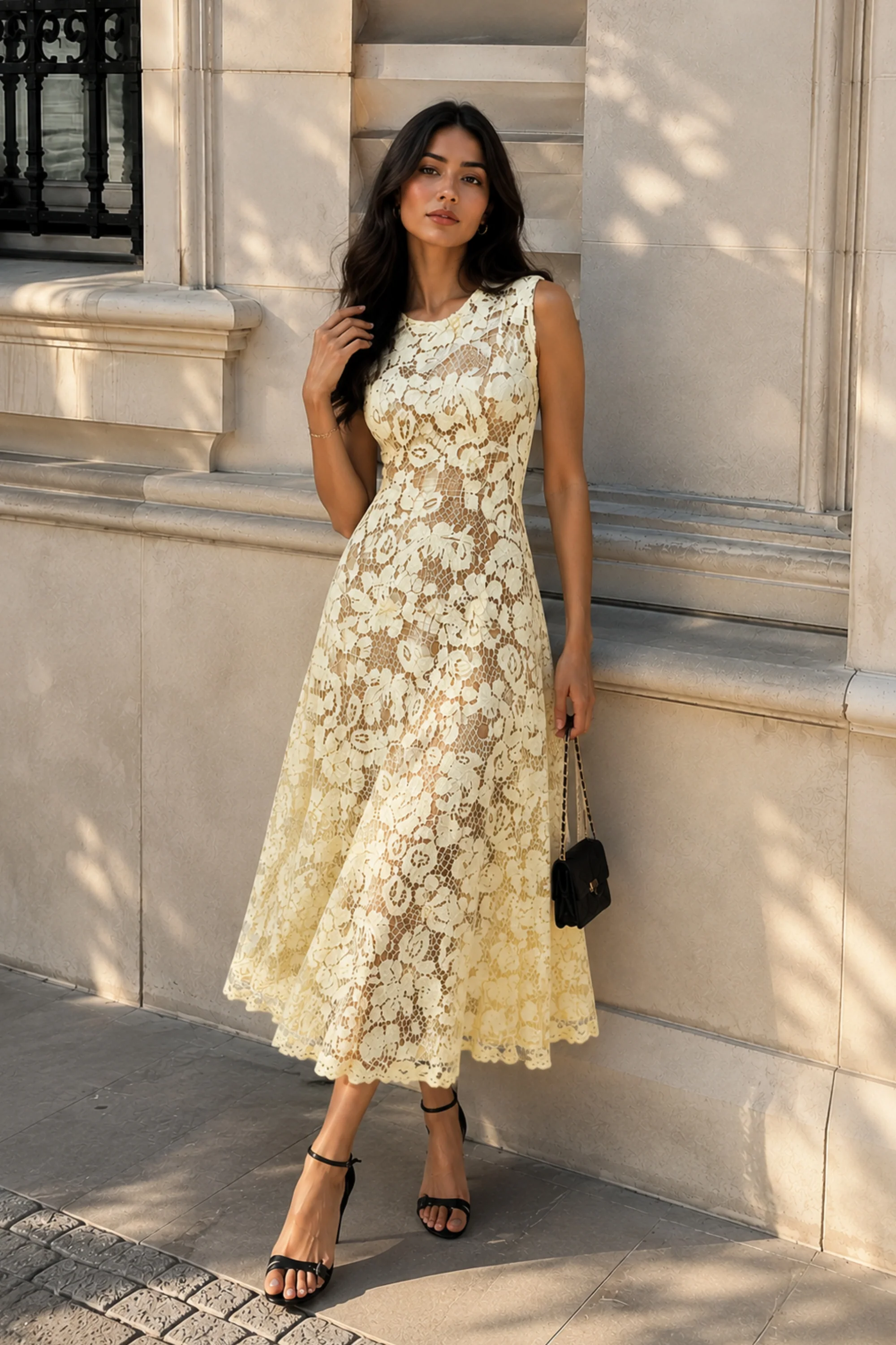 Limoncella Bloom Lace Dress