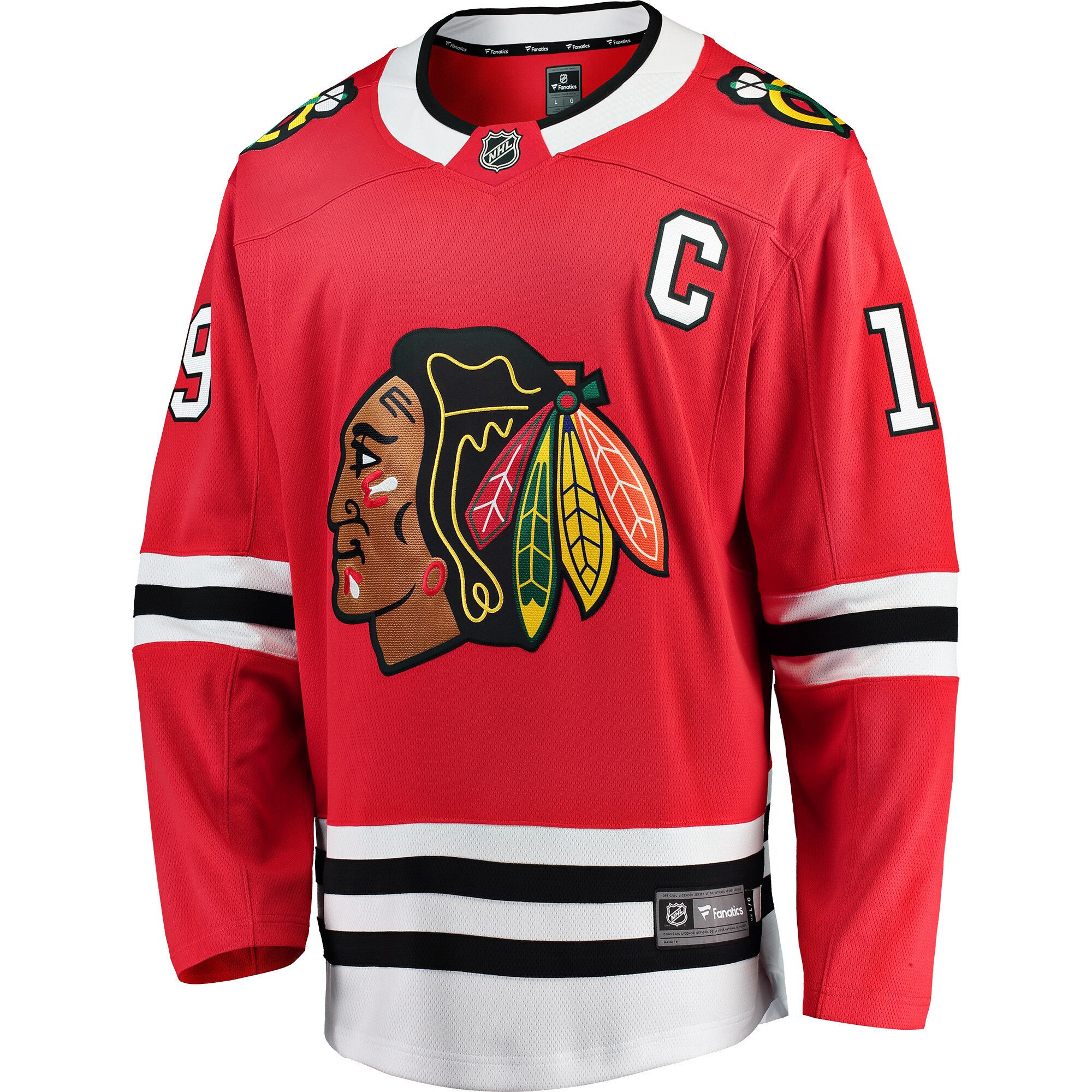 Jonathan Toews Chicago Blackhawks Fanatics Breakaway Player Jersey – Red