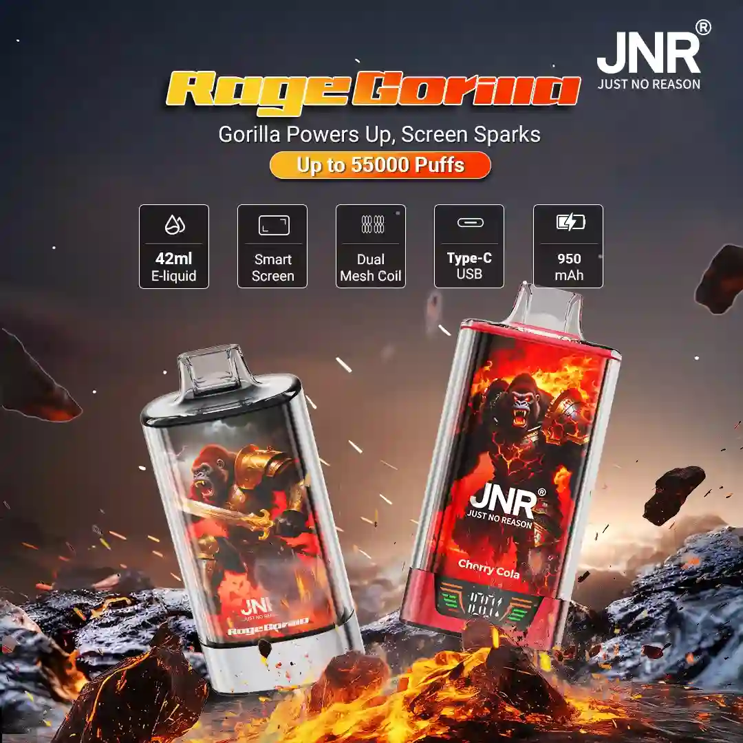 JNR RageGorilla 55K Puffs Disposable Vape