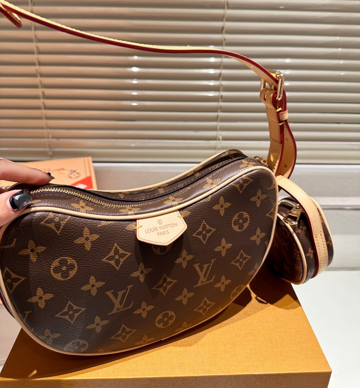 Louis Vuitton Croissant MM Monogram Canvas 25Cm M46828