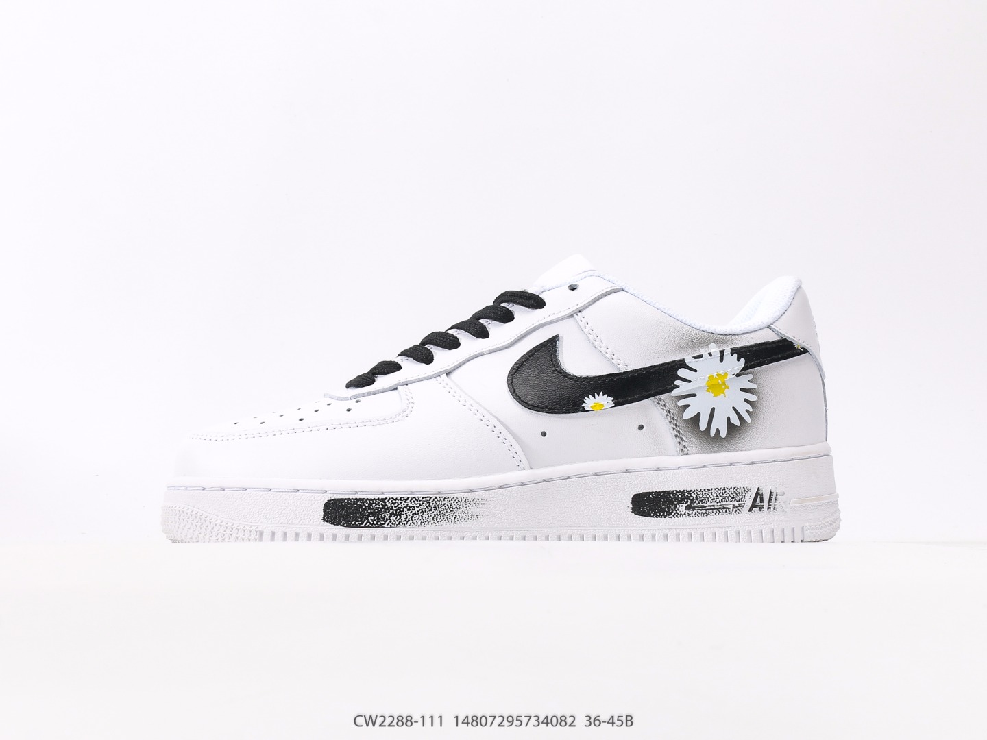 Nike Air Force 1 Low Daisy White Custom