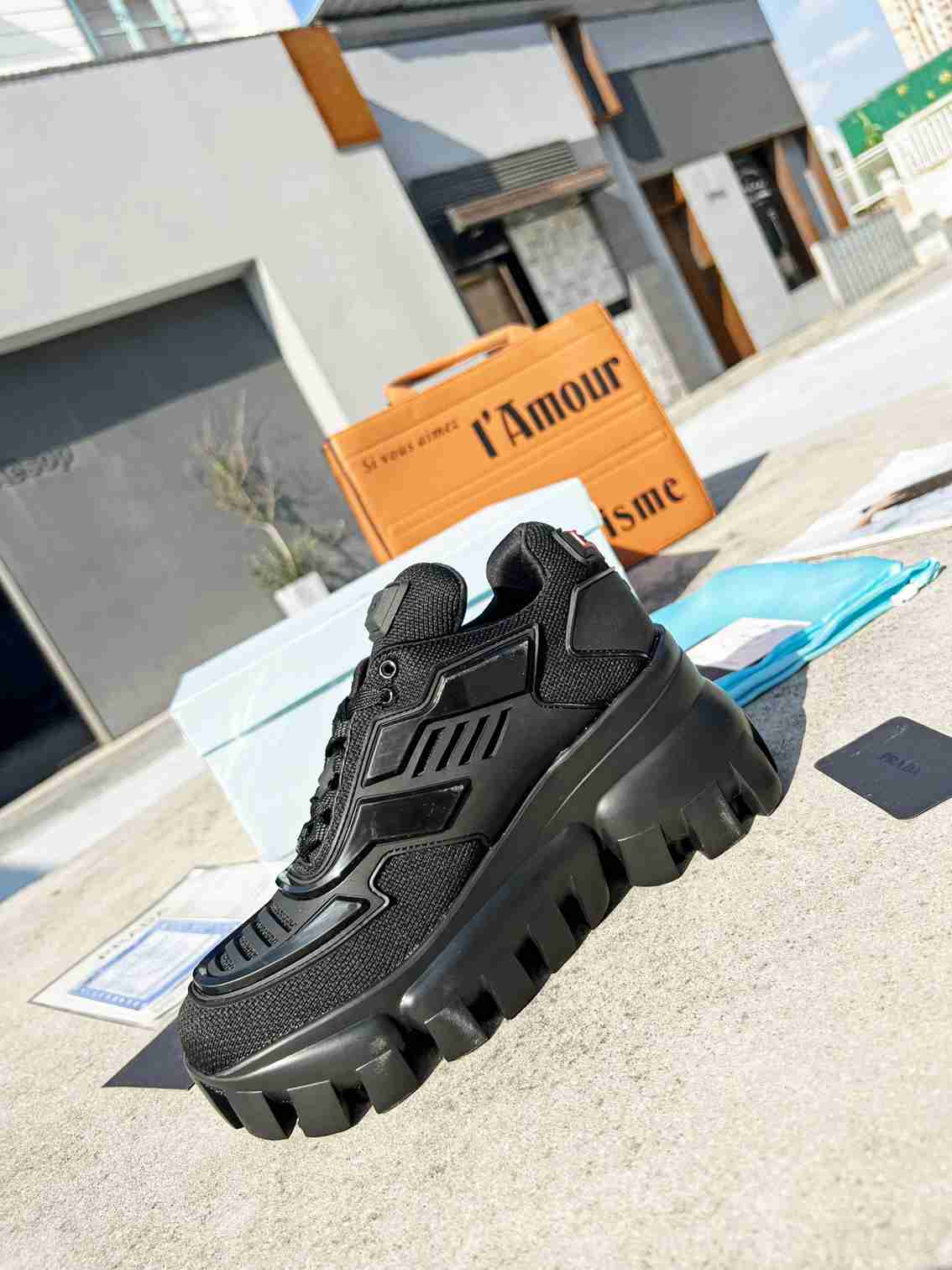 Prada Cloudbust Thunder Sneakers Black 1E819L3Kr2F0002F050