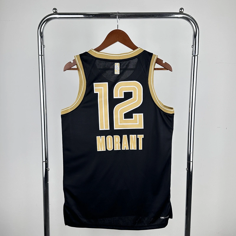 2024 NBA Memphis Grizzlies 12 MORANT Basketball Jersey