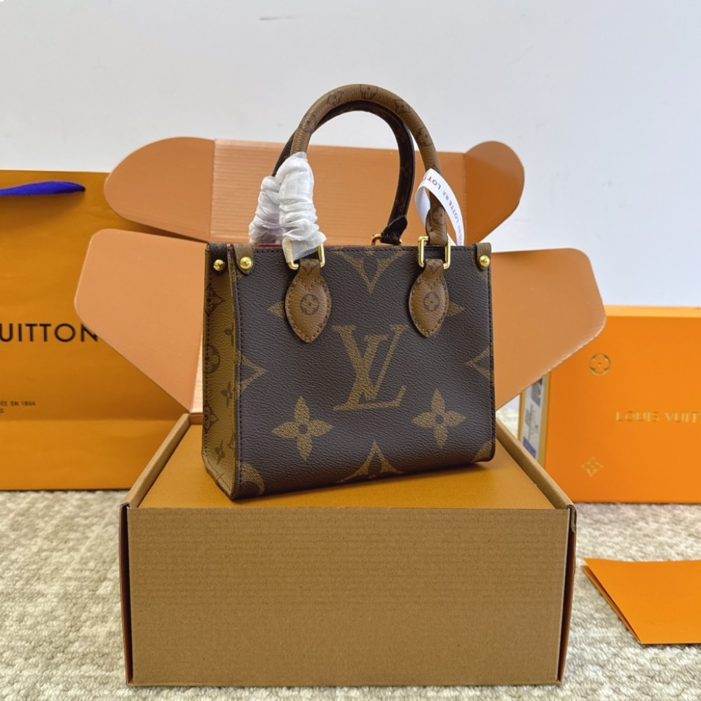 Louis Vuitton Onthego BB Bag Brown 18Cm M46839