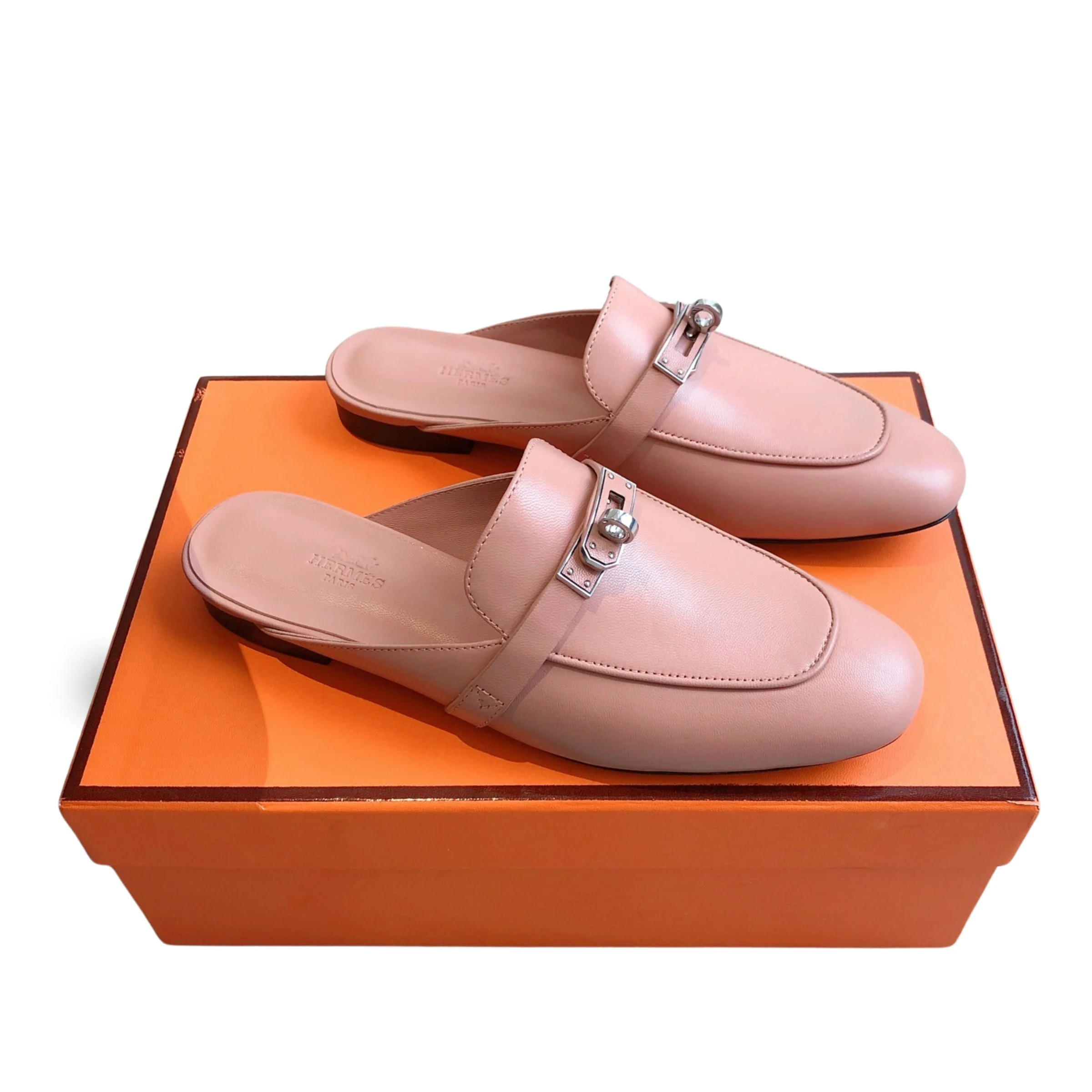 Hermes Oz Mule Pink