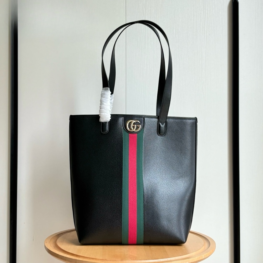 Gucci Ophidia Medium Tote Bag Black 36Cm 834465 AAE1A 1042