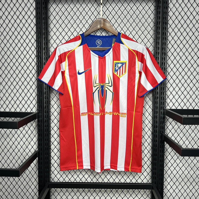 Retro 2004-05 Atletico Madrid home Football jersey retro