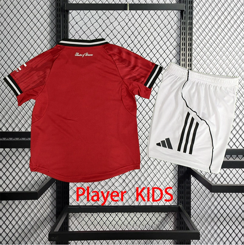 Player 2025-26 Manchester United Home Kids Football jersey