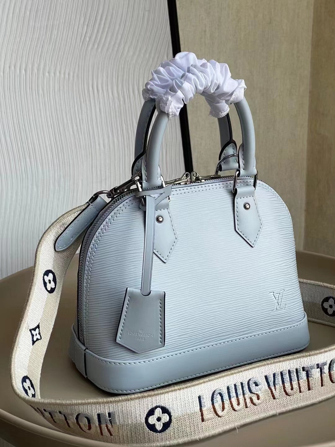 Louis Vuitton Alma Bb 23Cm Blue Bag