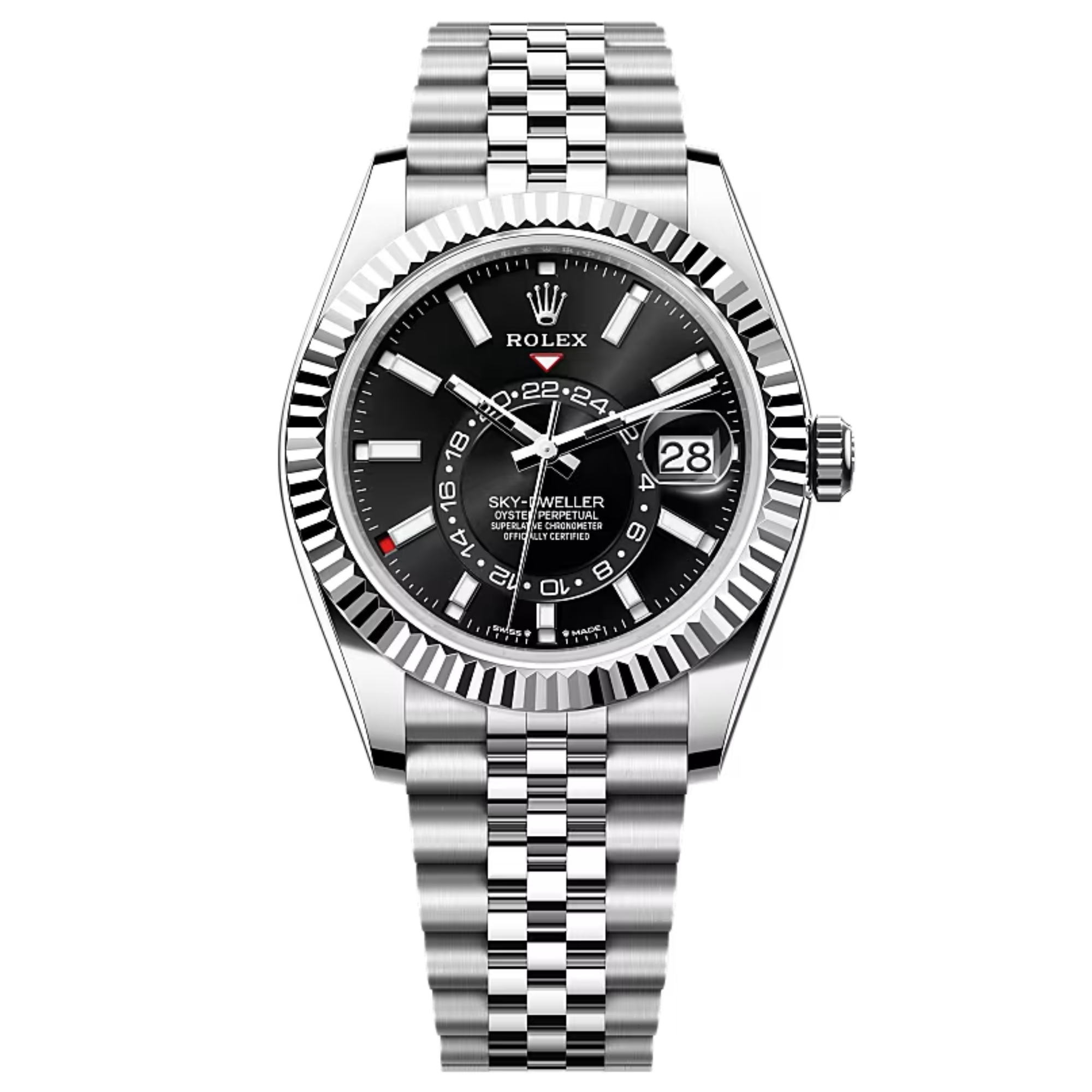 Rolex Sky-Dweller 42 mm Bright black Dial 336934 Jubilee