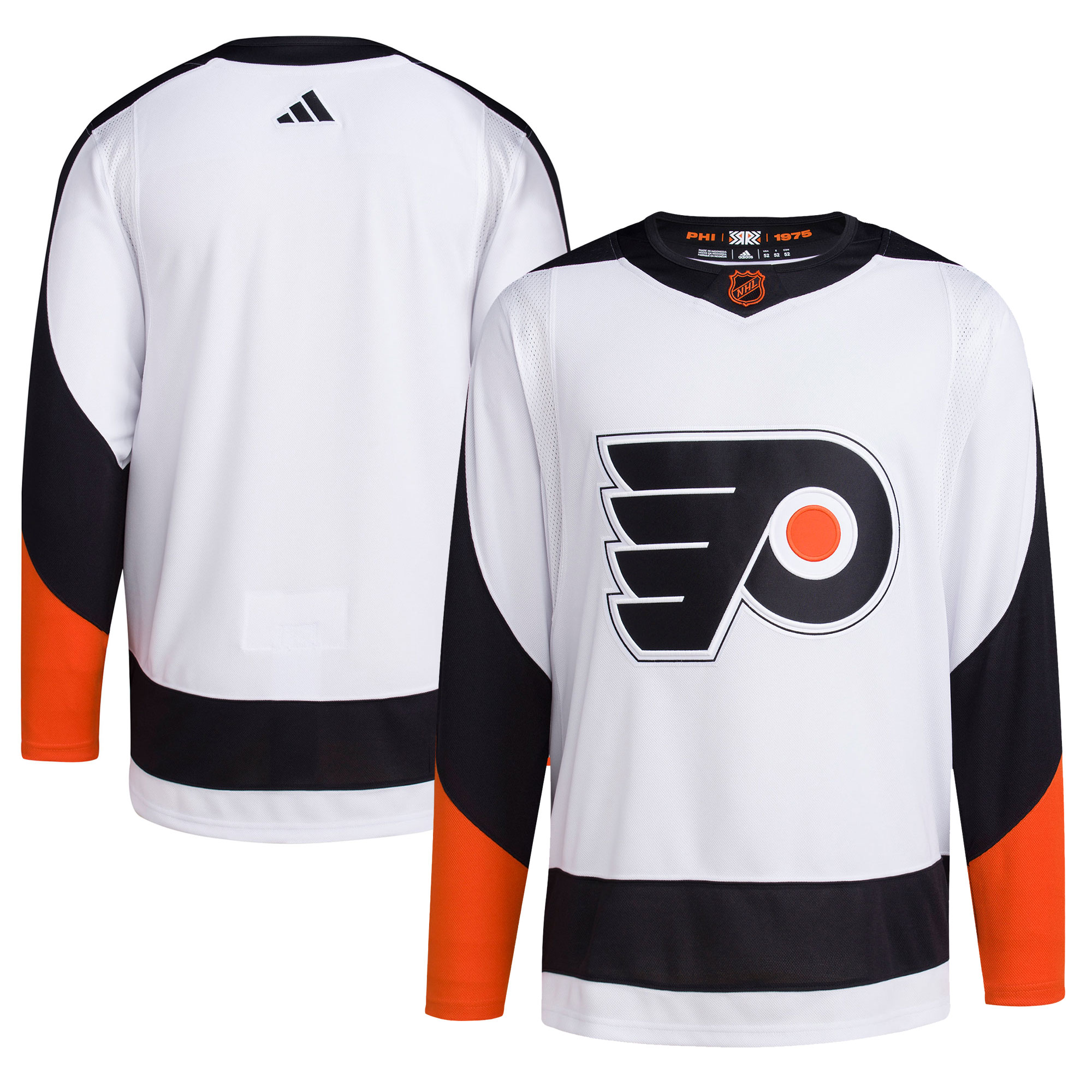 Philadelphia Flyers adidas Reverse Retro 2.0 Authentic Blank Jersey – White