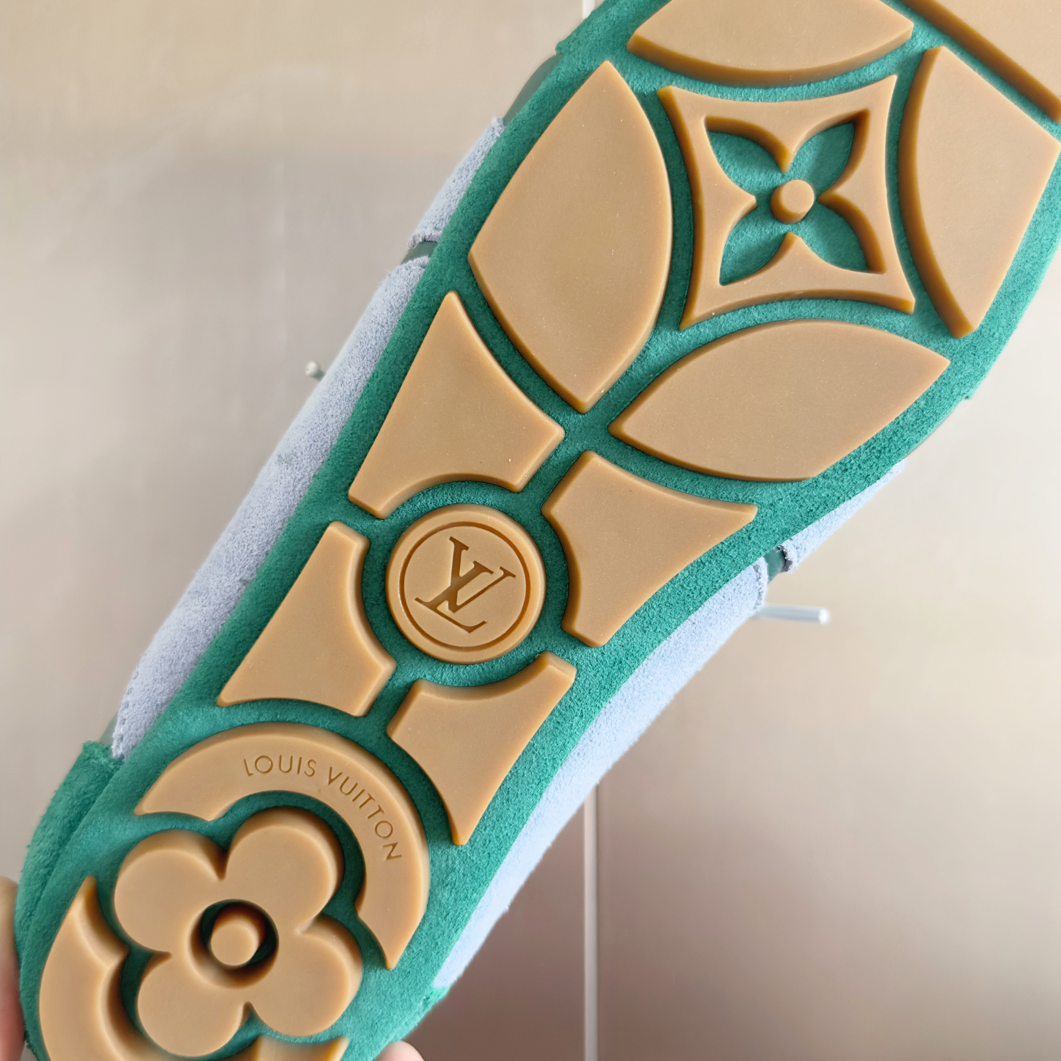 Louis Vuitton Sneakerina Green & Light Blue – Women’s Ballet-Inspired Slim Sneakers