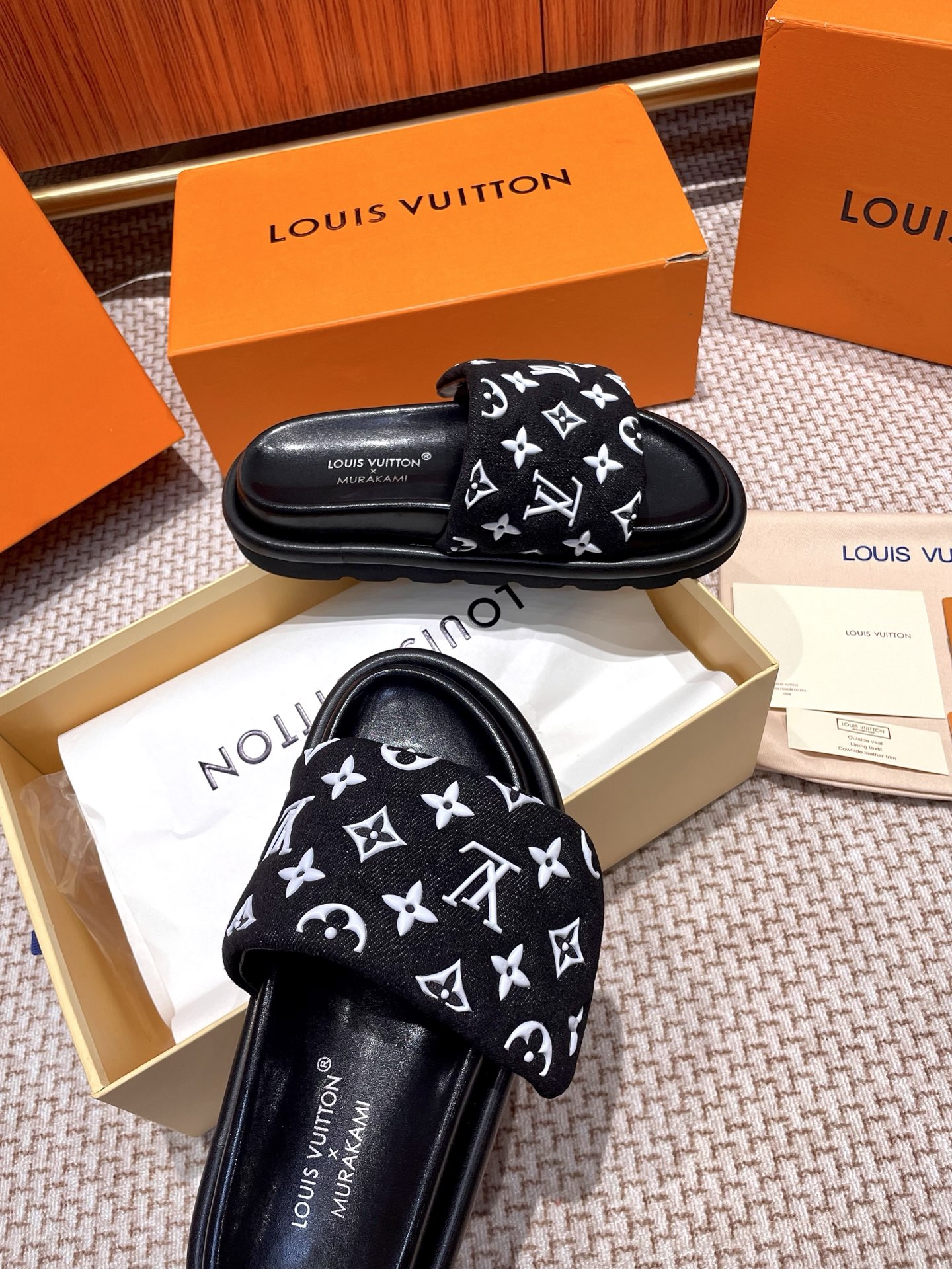 Louis Vuitton Embossed Monogram Pool Pillow Comfort Slides