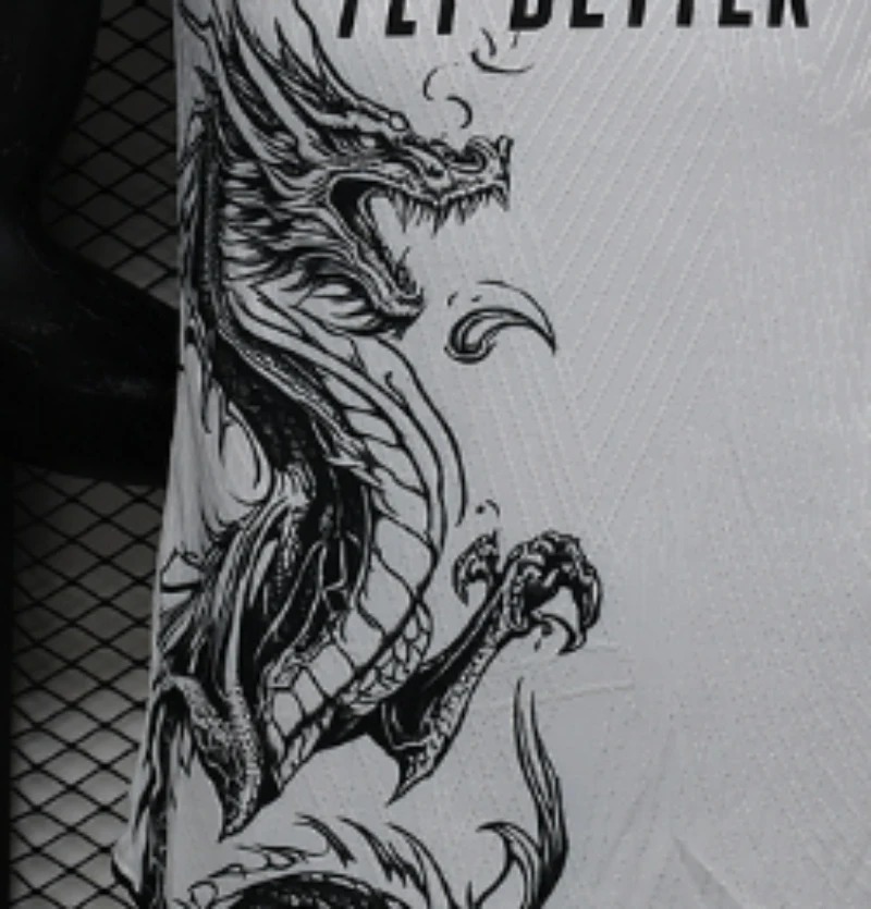 2024/2025 Player Version Real Madrid Chinese Dragon White Football Shirt 1:1 Thai Quality