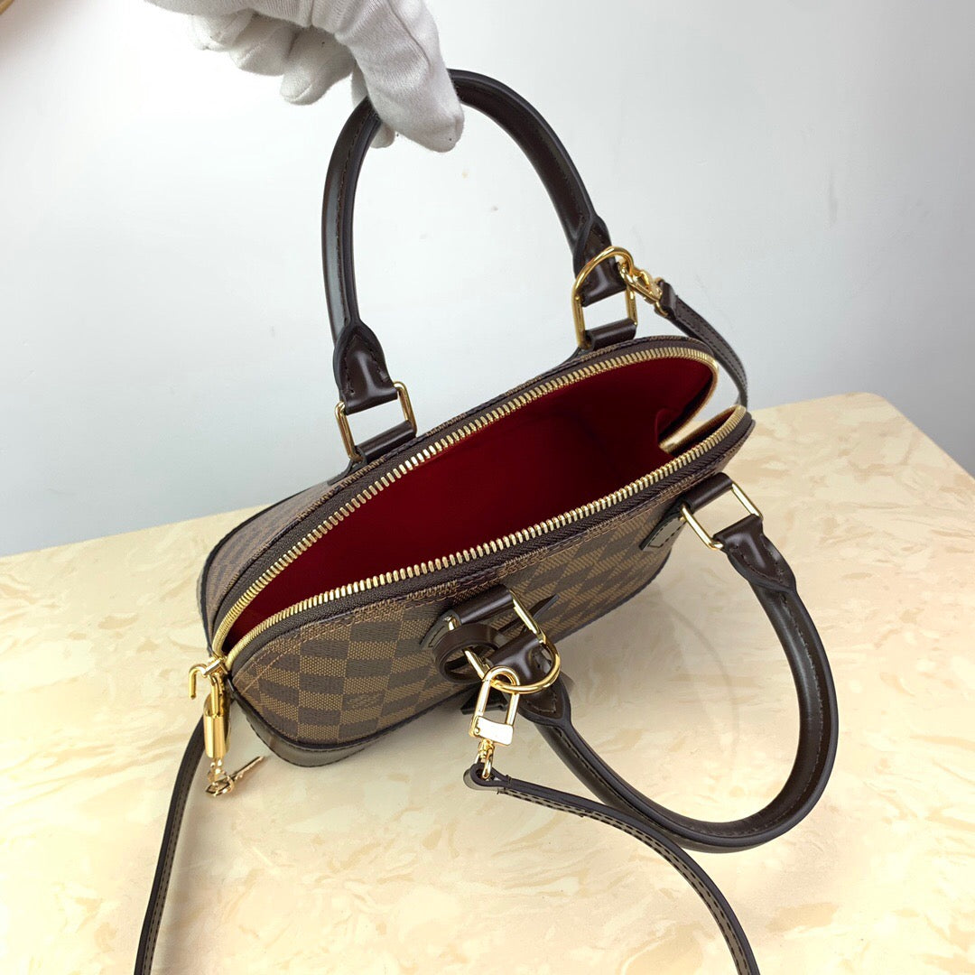 Louis Vuitton Alma Bb Damier Ebene 23Cm