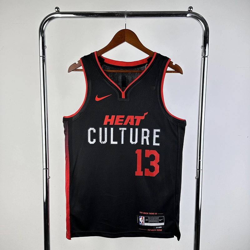 2024 NBA Miami Heat 13 ADEBAYO Basketball Jersey