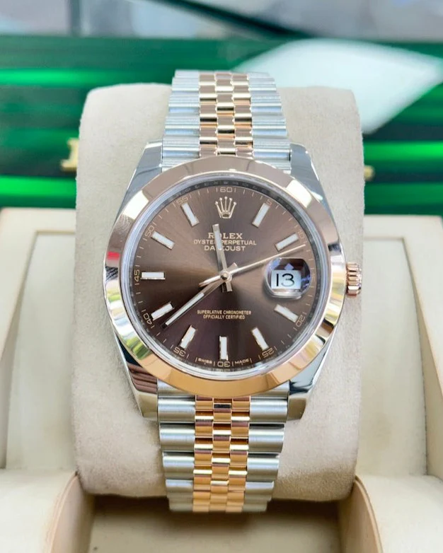 [Superclone] Rolex Datejust 41mm Chocolate Dial Jubilee 126303