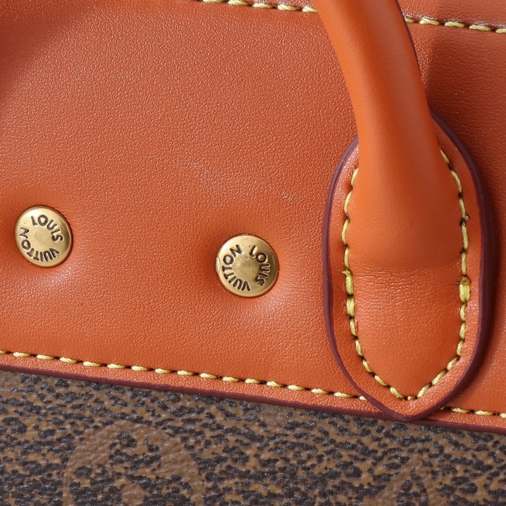 Louis Vuitton Steamer Bag 15 Brown 16.5Cm M11630