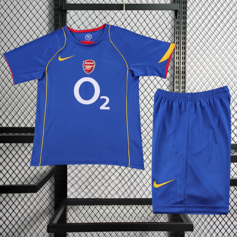 Retro KIDS 2004-05 KIDS Arsenal Away BERGKAMP ADAMS HENRY Football jersey retro