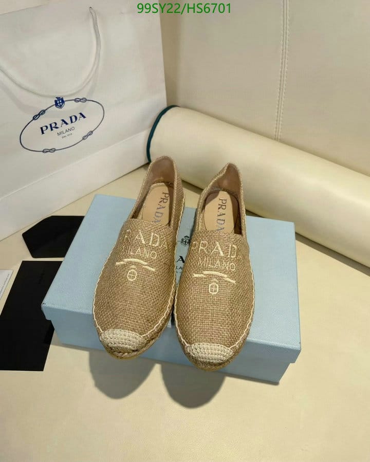 Prada Linen Espadrilles Beige